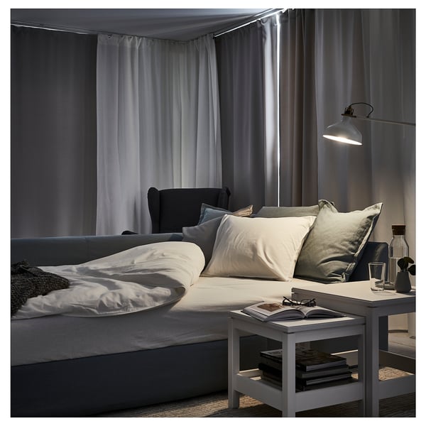 HOLMSUND Corner sofabed, Orrsta light blue IKEA