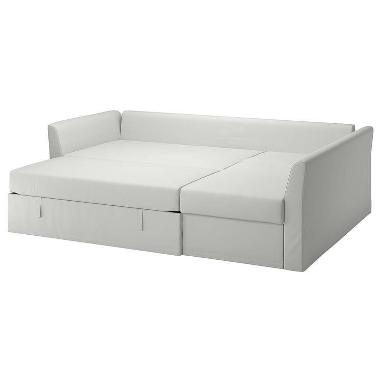 HOLMSUND Corner sofabed, Orrsta light whitegrey IKEA