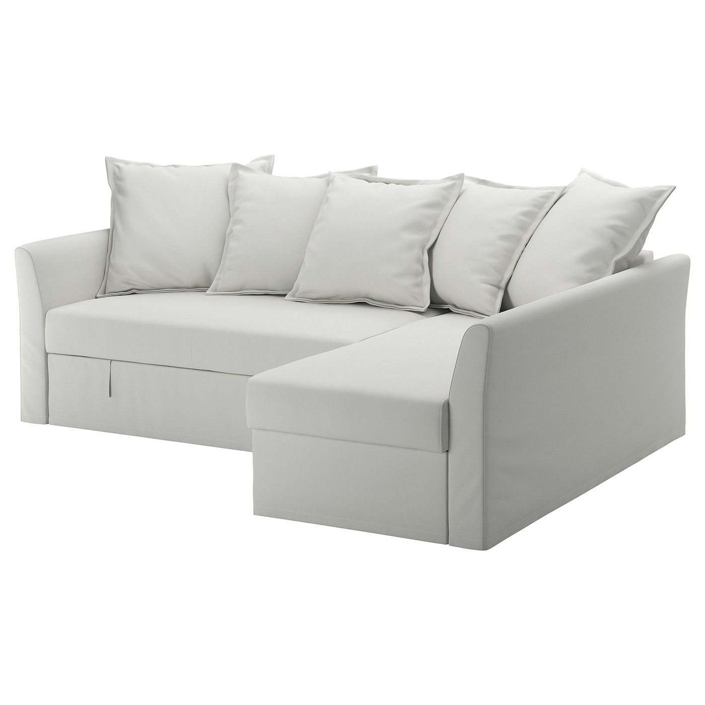 Holmsund Cover For Corner Sofa Bed Orrsta Light White Grey Ikea