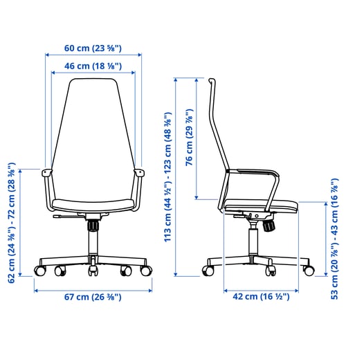 HUVUDSPELARE Gaming chair, black