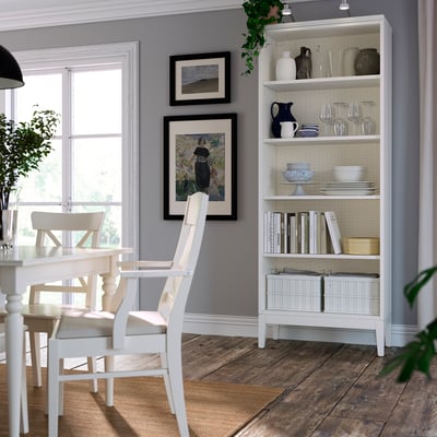 IDANÄS Bookcase, white, 81x39x211 cm