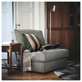 IDGRAN Cushion cover, stripe/pink green, 50x50 cm