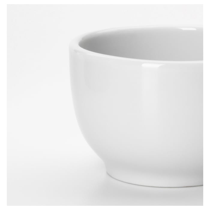 IKEA 365+ bowl/egg cup, rounded sides white, 5 cm - IKEA