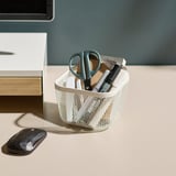 IKEA 365+ Food storage basket, metal/white, 14x14x10 cm