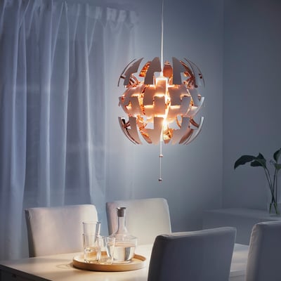 IKEA PS 2014 Pendant lamp, white/copper-colour, 35 cm
