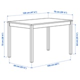 INGO Table, pine, 120x75 cm