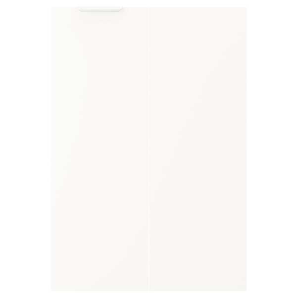 JÄRNBODA Door for corner base cabinet, white, 25x75 cm