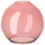 JAKOBSBYN / SKAFTET Pendant lamp, pink/nickel-plated
