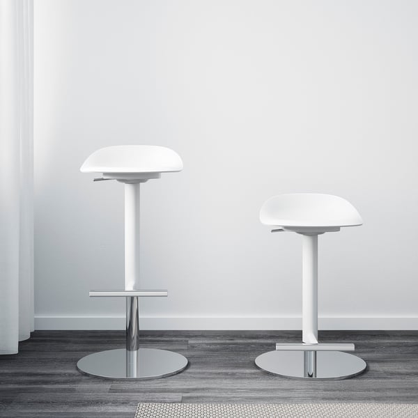 Buy Janinge Bar Stool White Online Ikea