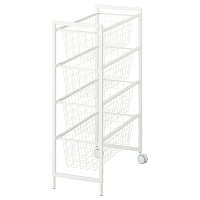 JONAXEL Storage combination, white, 25x51x73 cm