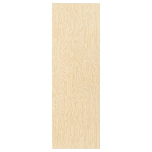KALBÅDEN pine-style wooden door panel in beige. Sleek edges and streamlined design, perfect for platsa storage solutions.