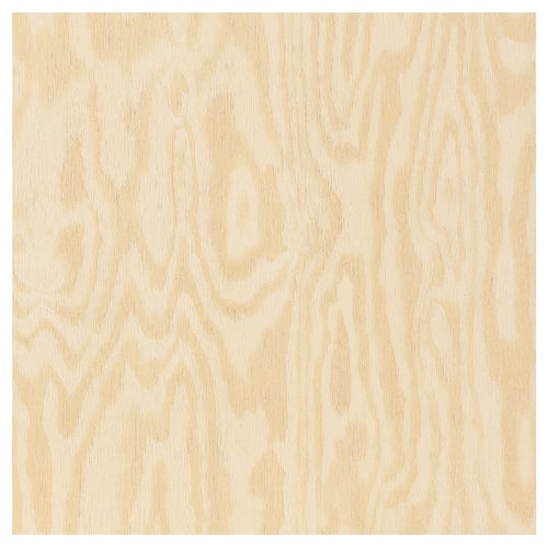 KALBÅDEN pine-effect door, light wood grain, rectangular, simple style.