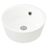 KATTEVIK Countertop wash-basin, white, 40 cm