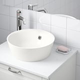 KATTEVIK Countertop wash-basin, white, 40 cm
