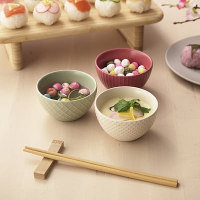 KEJSERLIG Bowl, mixed colours, 10 cm