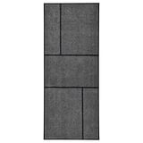 KÖGE Door mat, grey/black, 82x200 cm