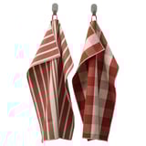 KÖSSEBÄR Tea towel, mixed patterns, 45x60 cm