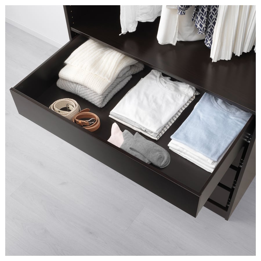 KOMPLEMENT Drawer, blackbrown, 100x58 cm IKEA