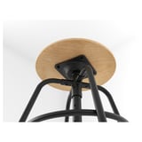 KULLABERG Stool, pine/black