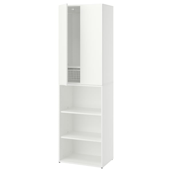LASTARE Wardrobe combination, white, 60x42x201 cm
