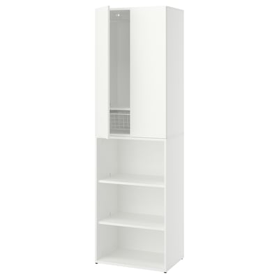 LASTARE Wardrobe combination, white, 60x42x201 cm