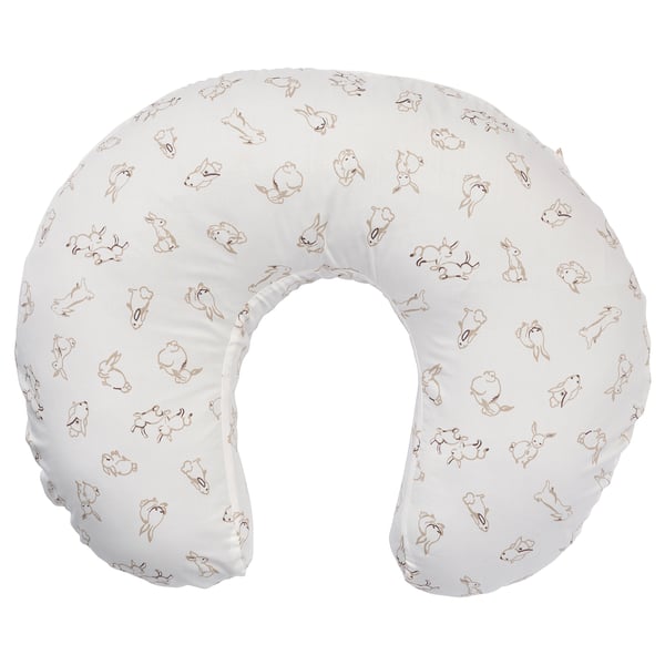 Buy Len Cover For Nursing Pillow Rabbit Pattern White Online Ikea