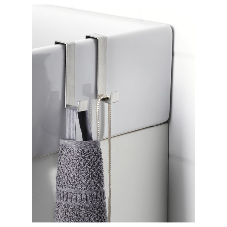 LILLÅNGEN hanger for door, stainless steel - IKEA