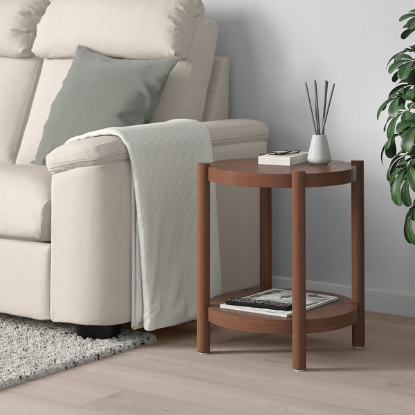 listerby طاولة جانبية بني 50 سم ikea