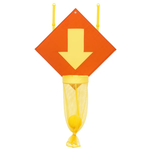 lustigt سلة تعليق مع خطاف للباب الكرة ikea