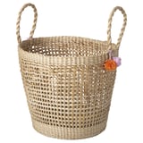 MÄVINN Basket, banana fibre handmade, 28x25x33 cm
