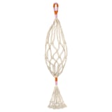 MÄVINN Plant pot hanger, white/handmade