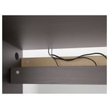 MALM Desk, black-brown, 140x65 cm