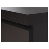 MALM Desk, black-brown, 140x65 cm
