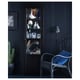MALSJÖ glass-door cabinet, black stained, 60x40x186 cm - IKEA
