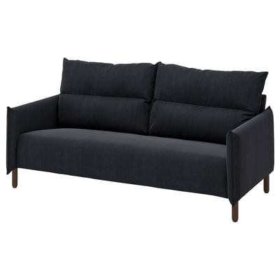 MANNARP 3-seat sofa, Saxemara black-blue