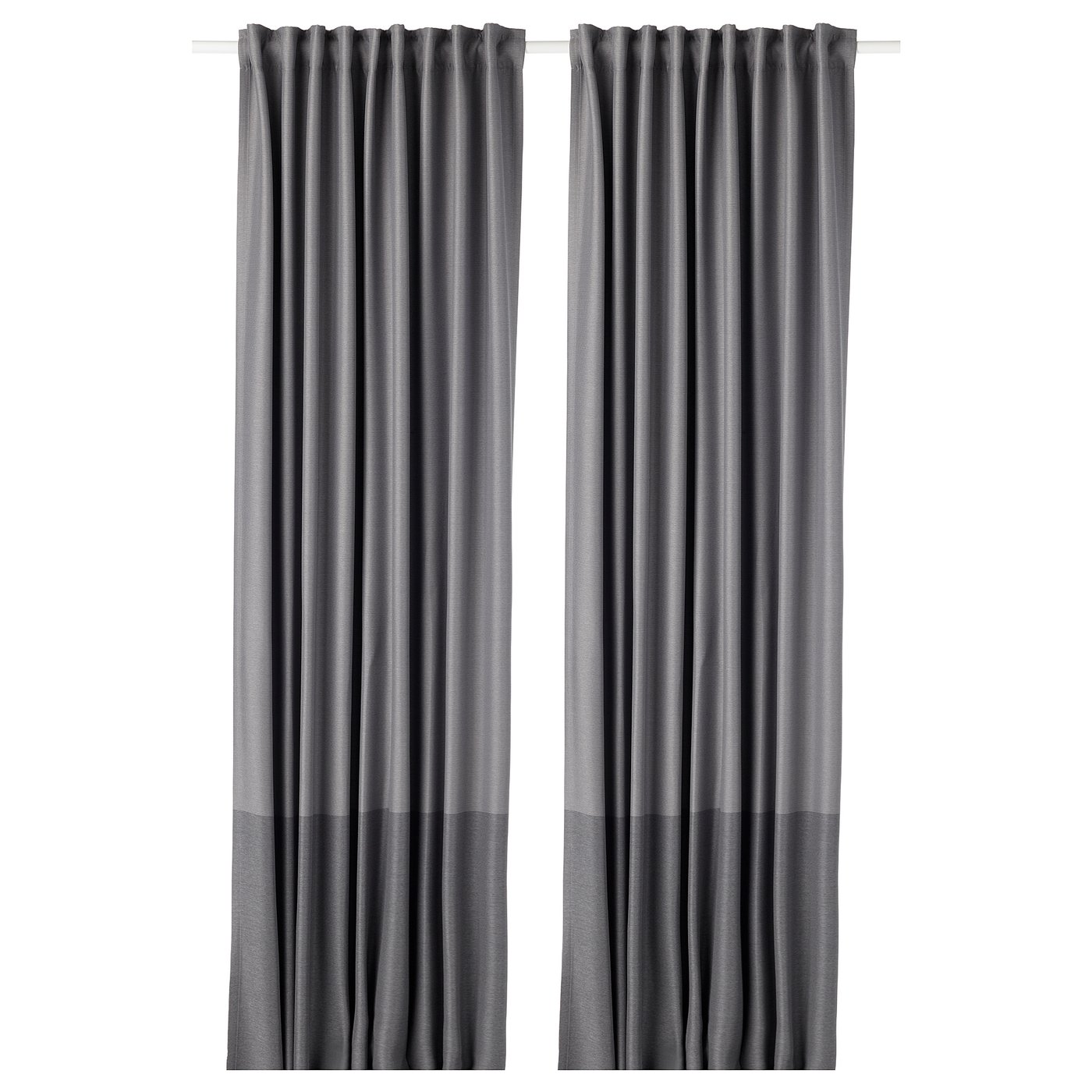 Majgull ستائر عاتمة للغرفة 1 زوج رمادي فاتح 145x300 سم Ikea