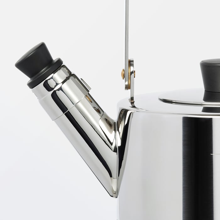 METALLISK kettle, stainless steel, 1.5 l IKEA