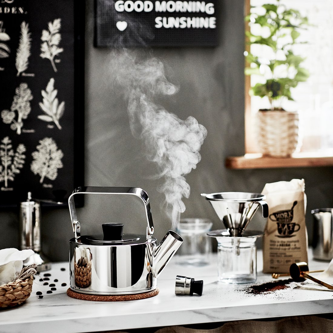 METALLISK Kettle stainless steel IKEA