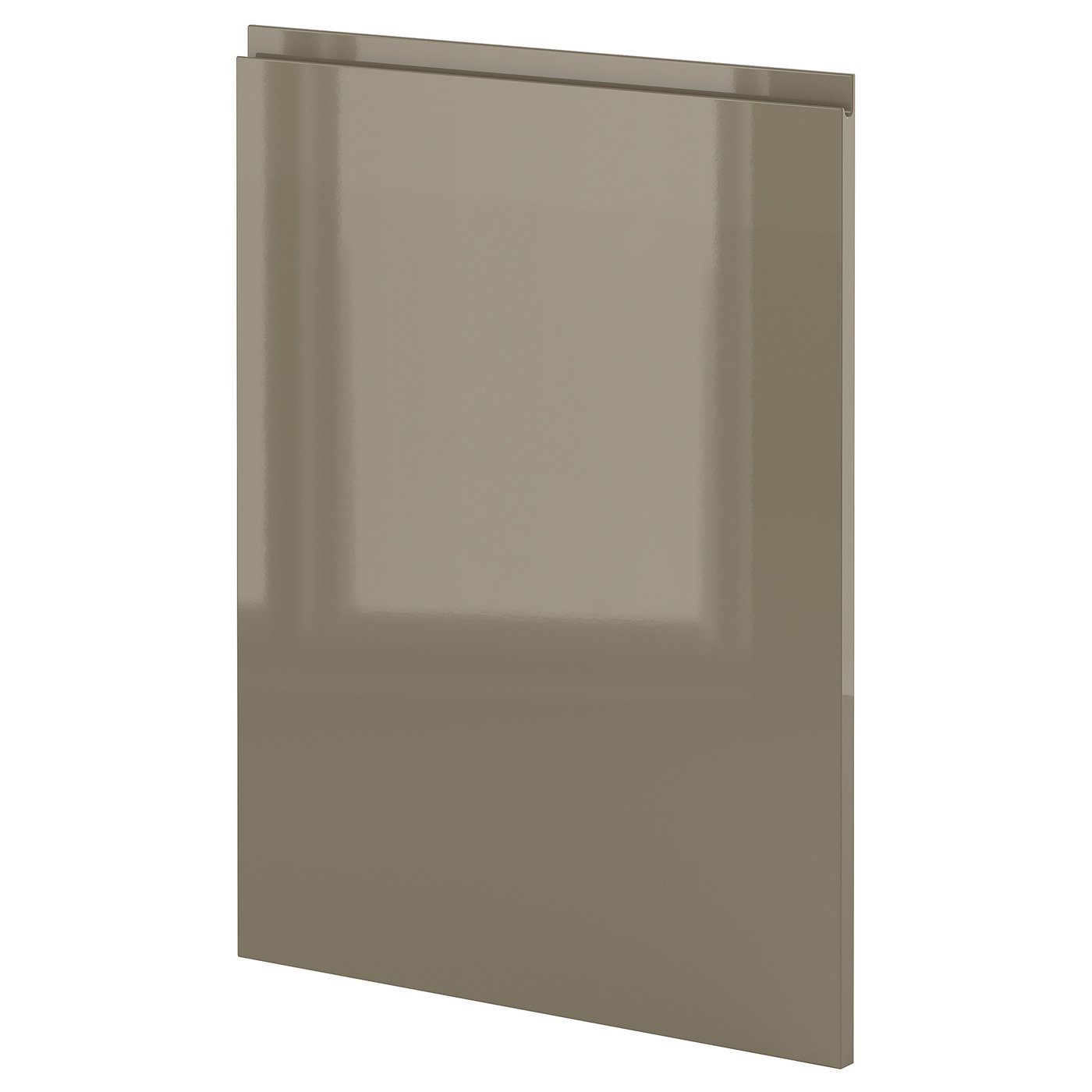 IKEA METOD Fronts for dishwasher 60 cm 1-pack VOXTORP High-gloss dark grey-brown