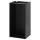 METOD Base cabinet frame, black-grey, 40x37x80 cm