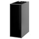 METOD Base cabinet frame, black-grey, 30x60x80 cm
