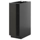 METOD Base cabinet with shelves, black-grey/Nickebo matt anthracite, 30x60 cm