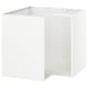 METOD Corner base cabinet frame, white, 88x60x80 cm