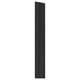 Option: METOD Cover strip vertical, wood effect black, 220 cm