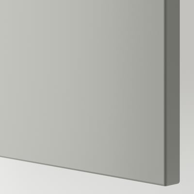 METOD / MAXIMERA Base cab f sink+3 fronts/2 drawers, white/Havstorp light grey, 80x60 cm