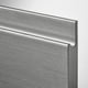 Drawer Railing Normal METOD / MAXIMERA base cabinet with 3 drawers, white/Voxtorp stainless ...