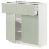METOD / MAXIMERA Base cabinet with drawer/2 doors