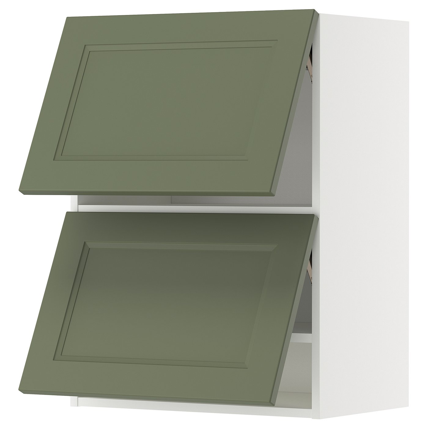 IKEA METOD Wall cabinet with 2 doors 60x80 cm AXSTAD grey-green/white