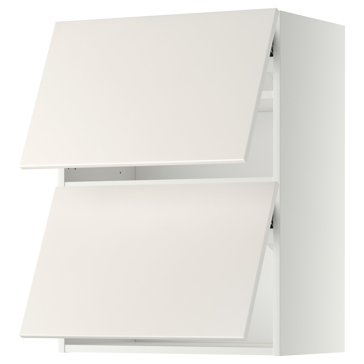 IKEA METOD Wall cabinet with 2 doors 60x80 cm VEDDINGE white/white