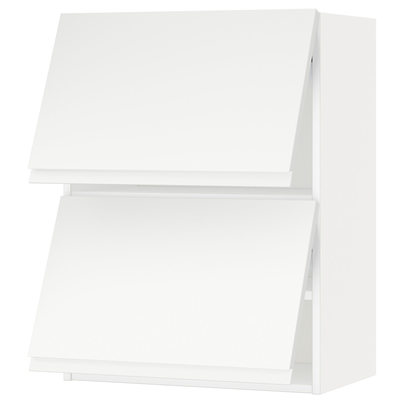 IKEA METOD Wall cabinet with 2 doors 60x80 cm VOXTORP Matt white
